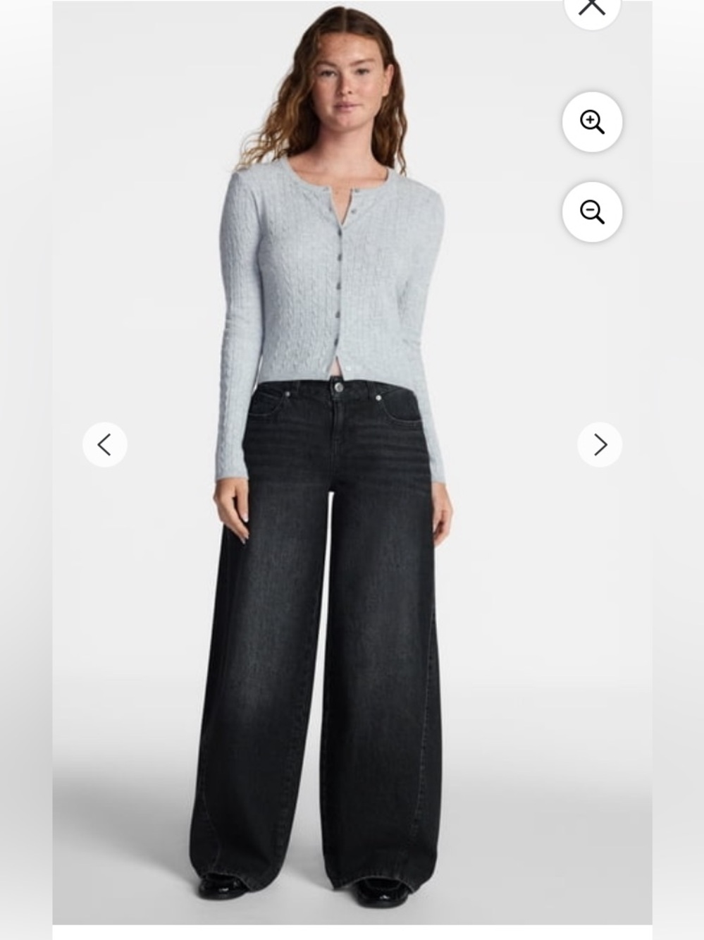 No Boundaries Wide-Leg High-Rise Jeans in Black Wash